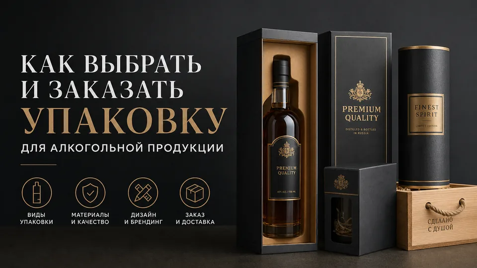 Как выбрать и заказать упаковку для алкогольной продукции: пошаговое руководство