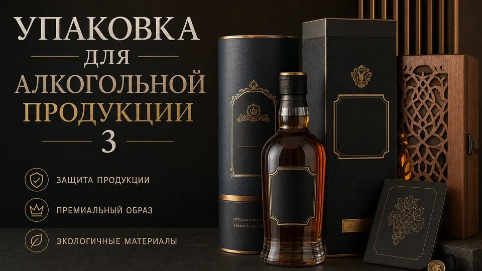 Упаковка для алкогольной продукции: как выбрать конструктив и брендирование под задачи бизнеса