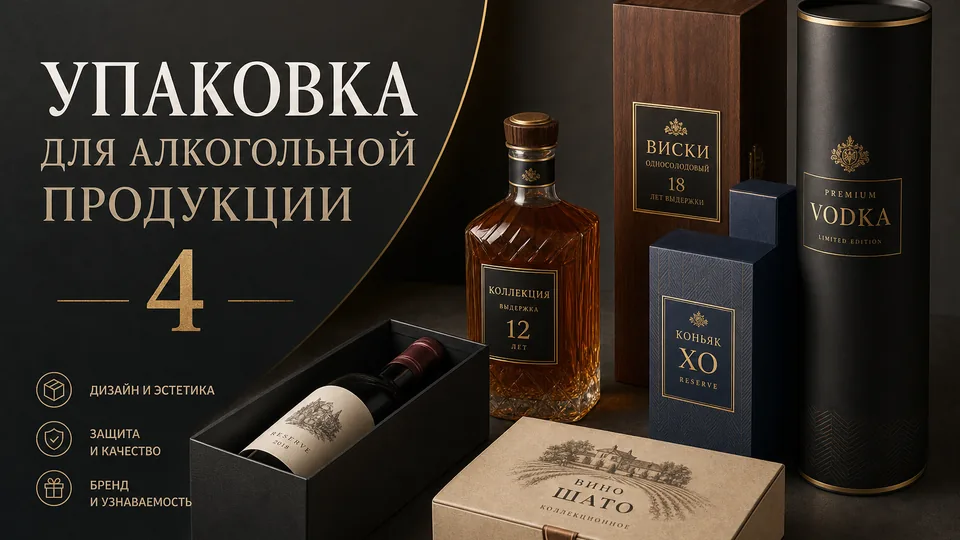 Упаковка для алкогольной продукции: как выбрать и не прогадать